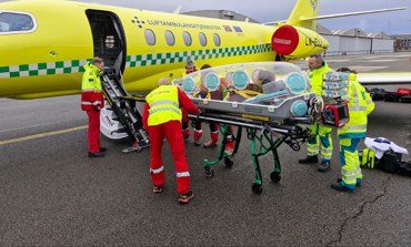 EpiShuttle being loaded into the jet during the exercise